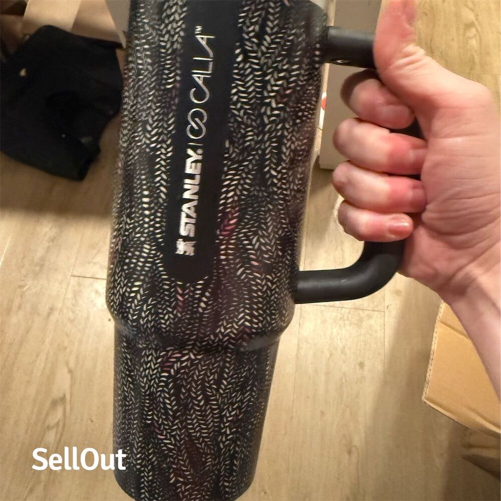 Stanley x CALIA 30oz Black Serpent Tumbler Special Edition w/ Straw